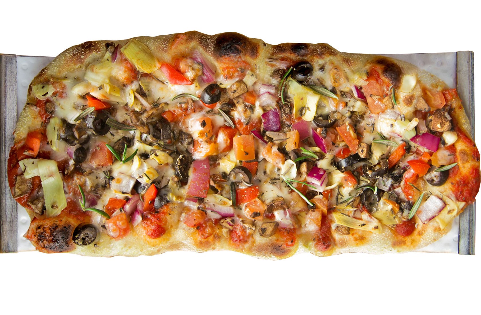 Crushed Red Fire Roasted Veggie Urban Crafted Pizza Crushed Red Fire Roasted Veggie Urban Crafted Pizza